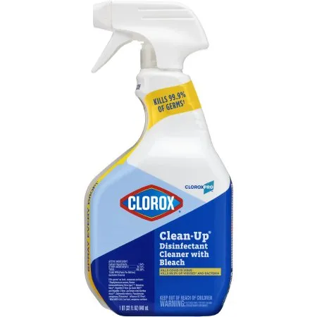 Clorox - 35417 - Pro Clean Up with Bleach  Pro Clean Up with Bleach Surface Disinfectant Cleaner Germicidal Pump Spray Liquid 32 oz. Bottle Chlorine Scent NonSterile