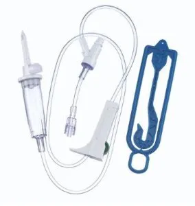 B Braun Medical - UltraSite - US1921 - B. Braun  Secondary IV Administration Set Ultrasite Gravity 1 Port 15 Drops / mL Drip Rate Without Filter 30 Inch Tubing Solution