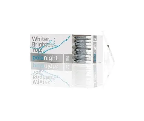 Southern Dental Industries - 7700027 - Pola Night Bulk Kit, 10% Carbamide Peroxide, Contains: 50 x 1.3g Pola Night Syringes, 50 Tips, Accessories