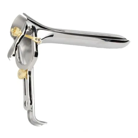 Medgyn Products - 030902 - Vaginal Speculum Medgyn Graves Nonsterile Surgical Grade Stainless Steel Medium Double Blade Duckbill Reusable Without Light Source Capability