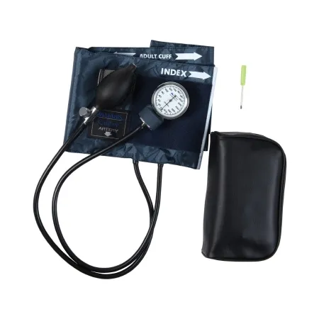 Mabis Healthcare - Mabis Caliber - 01-133-011 - Aneroid Sphygmomanometer Unit Mabis Caliber Adult Nylon 28 - 42 cm Pocket Aneroid