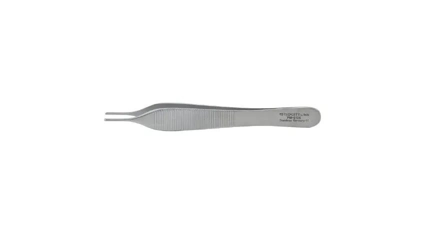 Integra Lifesciences - Padgett - PM-6106 - Dressing Forceps Padgett Adson 4-3/4 Inch Length Surgical Grade Stainless Steel NonSterile NonLocking Thumb Handle Straight Delicate  Smooth Tips