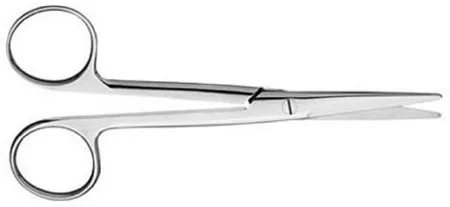 V. Mueller - Vital - SU1800 -  Dissecting Scissors  Mayo 5 3/4 Inch Length Surgical Grade Stainless Steel NonSterile Finger Ring Handle Straight Blunt Tip / Blunt Tip
