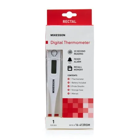 McKesson - 16-413RGM - Digital Stick Thermometer Rectal Probe Handheld