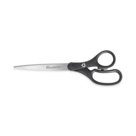 Westcott - ACM-15586 - Kleenearth Basic Plastic Handle Scissors, 9 Long, 4.25 Cut Length, Black Straight Handle