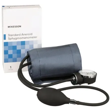 McKesson - 01-775-11ANGM - Brand Aneroid Sphygmomanometer Unit Brand Adult Nylon 23 40 cm Pocket Aneroid