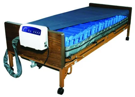 Drive Medical - Med-Aire Plus - 14029 - Bed Mattress System Med-aire Plus Alternating Pressure / Low Air Loss 36 X 80 X 8 Inch