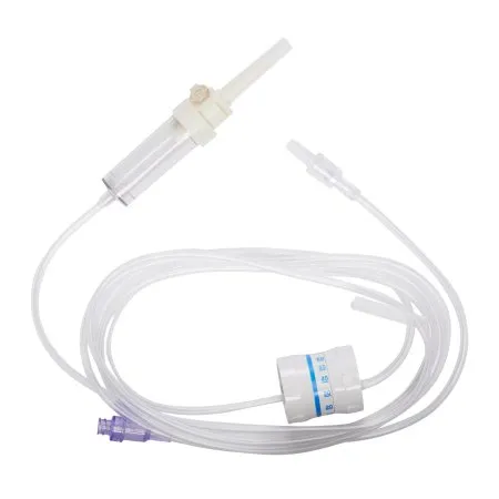 Amsino - AMSafe - AFS102 - International  Primary IV Administration Set  Gravity 1 Port 10 Drops / mL Drip Rate Without Filter 90 Inch Tubing Solution