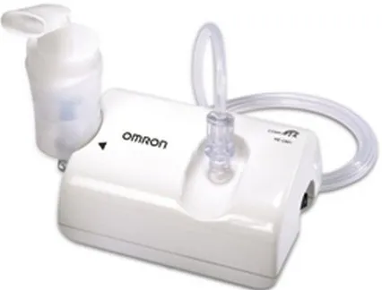 Omron Healthcare - OMRON COMP A-I-R - NE-C801 - OMRON COMP A-I-R Compressor Nebulizer System Small Volume Medication Cup Universal Mouthpiece Delivery