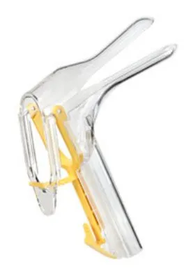 Welch Allyn - 590XS - KleenSpec 590 Series Premium Vaginal Speculum KleenSpec 590 Series Premium Pederson NonSterile Office Grade Acrylic X Small Double Blade Duckbill Disposable Corded/Cordless Light Source Compatible