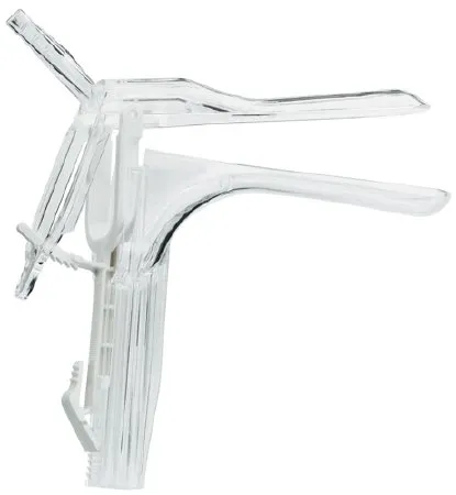 Welch Allyn - 59005 - KleenSpec 590 Series Premium Vaginal Speculum KleenSpec 590 Series Premium Pederson NonSterile Office Grade Acrylic Small Double Blade Duckbill with PSE Tube Disposable Corded/Cordless Light Source Compatible