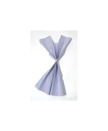TIDI Products - 811 - Exam Gowns, Tissue/Poly/Tissue, White, 50/cs (40 cs/plt)