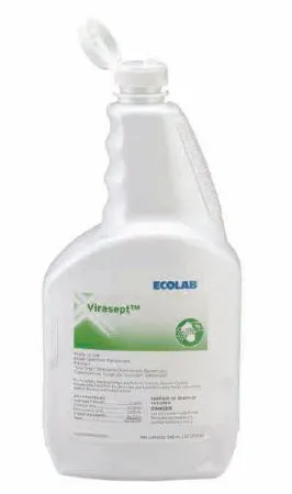 Ecolab Professional - Virasept - 6002314 - Ecolab   Surface Disinfectant Cleaner Peroxide Based Manual Squeeze Liquid 32 oz. Bottle Pungent Scent NonSterile