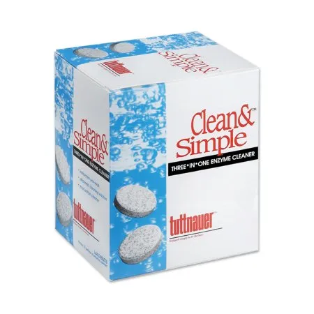 Tuttnauer USA - Clean & Simple - CS0144 -  Ultrasonic / Enzymatic Solution  Tablet