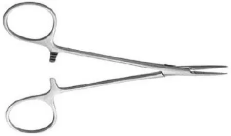 V. Mueller - Micro-Line - SA2699 - Hemostatic Forceps Micro-Line Halsted 5 Inch Length Mid Grade Stainless Steel Curved Delicate