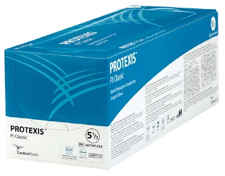 Cardinal - Protexis PI Classic - 2D72PL60X - Surgical Glove Protexis PI Classic Size 6 Sterile Polyisoprene Standard Cuff Length Smooth Ivory Not Chemo Approved