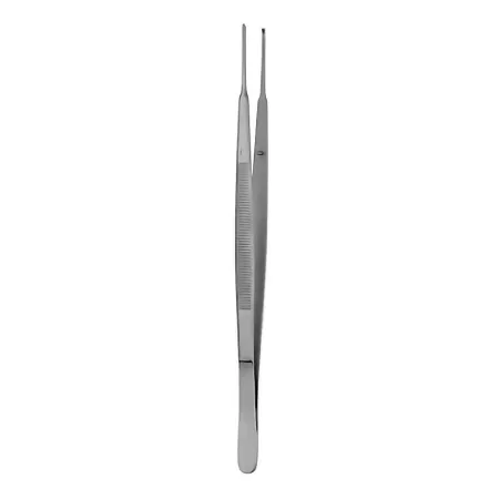 V. Mueller - NL1440 - Tissue Forceps V. Mueller Gerald 7 Inch Length Surgical Grade Stainless Steel Nonsterile Nonlocking Thumb Handle Straight Delicate, 1 X 2 Teeth