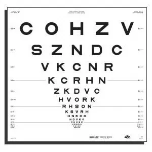 Good-Lite - 500016 - Eye Chart Good-lite 13 Foot Distance Acuity Test