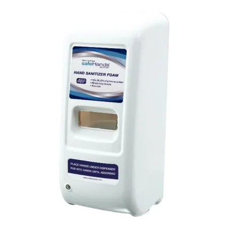 SafeHands - HF-1008-1W - Hand Hygiene Dispenser SafeHands White Plastic Touch Free 1000 mL Wall Mount