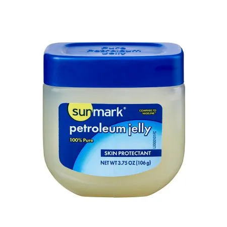 McKesson - sunmark - 01093960233 - Petroleum Jelly sunmark 3.75 oz. Jar NonSterile