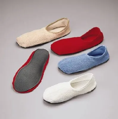 TIDI Products - From: 6240L To: 6240S  Slippers Large Tan Below the Ankle