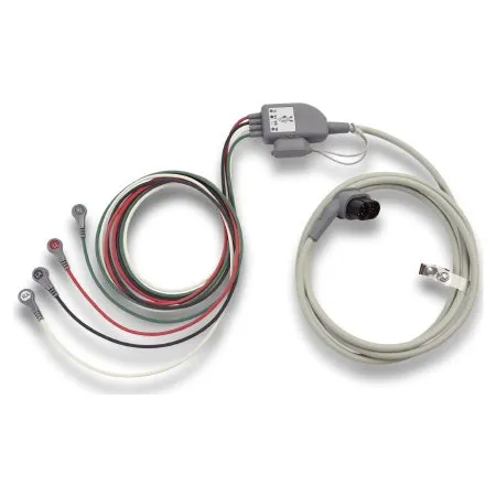 Zoll Medical - 8300-0803-01 - Propaq MD ECG Cable, Limb Lead ECG, Replacment 4-Lead Trunk Cable, AAMI