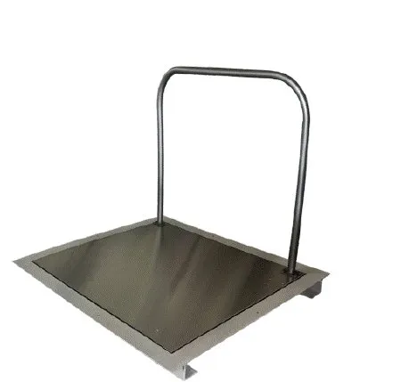 SR Instruments - SR463IR-PH - Wheelchair Scale Sr Instruments Lcd Display 1000 Lb / 454 Kg Silver Battery Operated
