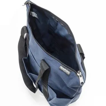 Hopkins Medical Products - 530792 - Medical Zippered Tote Navy with Black Trim 600D Waterproof Polyester 5.75 X 12 X 15 Inch