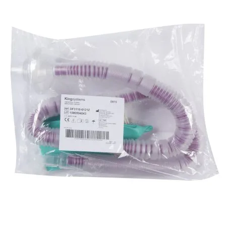 Ambu - Universal Flex2 - DF3110-6121Z - Universal Flex2 Anesthesia Breathing Circuit Coaxial Tube 108 Inch Tube Single Limb Adult 3 Liter Bag Single Patient Use