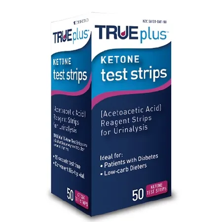 Nipro Diagnostics - TRUEplus - B3H01-81 - Urinalysis Reagent Trueplus Glucose, Ketone For Testing Type 1, 2 Diabetes