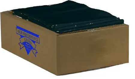 Colonial Bag - CB2-40X - Trash Bag 33 gal. Black LLDPE 0.80 mil 33 X 39 Inch X Seal Bottom Flat Pack