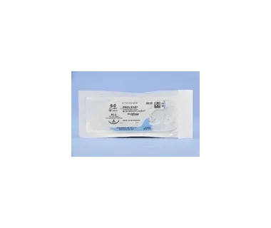 Ethicon Suture                  - 8636g - Ethicon Prolene Polypropylene Suture Precision Cosmetic Conventional Cutting Prime Size 60  1dz/Bx