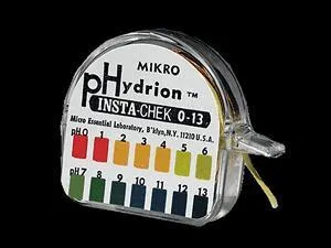 Micro Essentials - Hydrion Insta-Chek - 93 - pH Paper in Dispenser Hydrion Insta-Chek 0 to 13.0