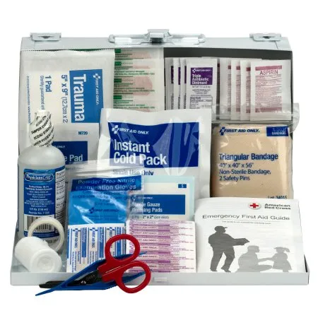 ACME United - First Aid Only - 224-U - First Aid Kit First Aid Only 25 Person Metal Case