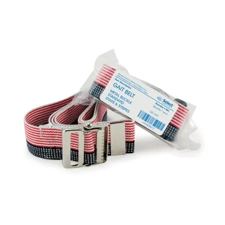 McKesson - From: 861 To: 863  Gait Belt  60 Inch Length Stars and Stripes Design