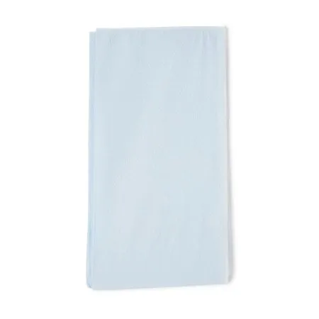 Graham Medical - 52166 - Tissue Poly Stretcher Sheet, 40" x 90", White/Blue, 50/cs (42 cs/plt)