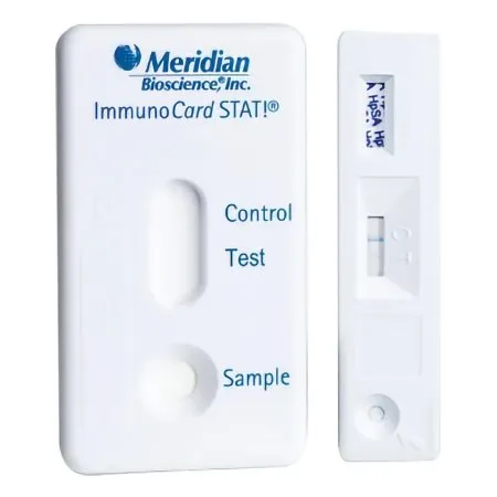 Meridian - Immunocard STAT! - 755250 - Respiratory Test Kit Immunocard Stat! Strep A Test 50 Tests Clia Waived