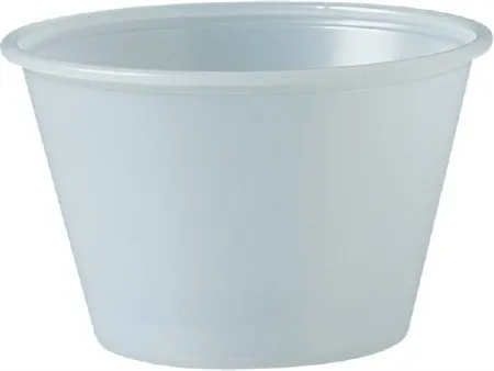 Lagasse - Solo - DCCP400N - Souffle Cup Solo 4 oz. Translucent Polystyrene Disposable