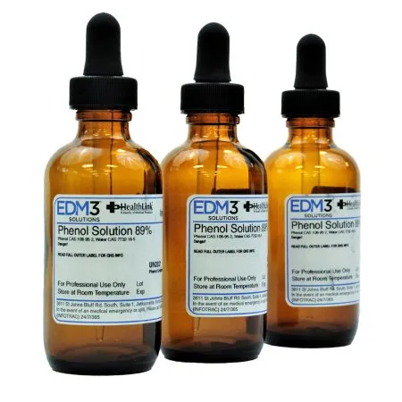 EDM 3 LLC - 400505 - Chemistry Reagent Tri-pack Phenol Acs Grade 89% W/v 2 Oz.