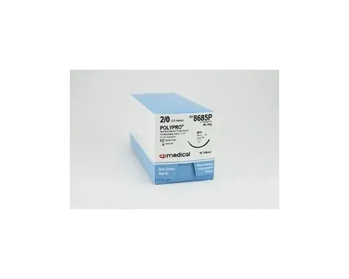 CP Medical - 8685GP - Suture, 2/0, Fluorescent , 30", FS, Vet Use Only, 12/bx