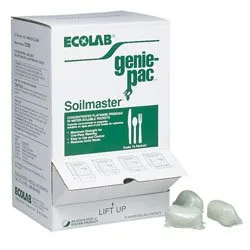 Ecolab - Genie-Pac Soilmaster RF - 6112260 - Dish Detergent Genie-Pac Soilmaster RF 0.70 oz. Dispenser Box Pod Scented