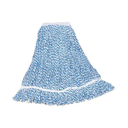 Odell - From: 700M To: 700S - O'Dell 700 Series Wet String Finish Mop Head O'Dell 700 Series Looped end Medium Blue / White Rayon Reusable