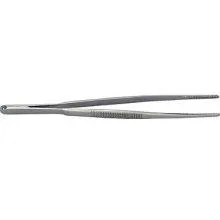 Graham-Field - Grafco - 2744 - Dressing Forceps Grafco 5 Inch Length Stainless Steel NonSterile NonLocking Thumb Handle Straight Serrated Tips