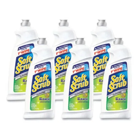 Soft Scrub - DIA-15519CT - Cleanser With Bleach Commercial 36 Oz Bottle, 6/carton