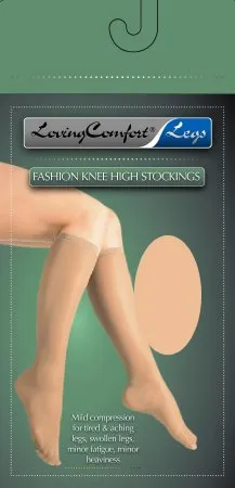 Scott Specialties - 1648 Bla Xl - Stocking, Comp Knee Hi Ultra Sheer 8-15mmhg Blk Xlg
