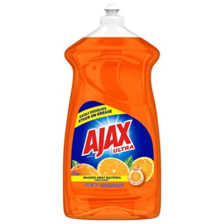 Ajax - CPC-49860CT - Dish Detergent, Liquid, Antibacterial, Orange, 52 Oz, Bottle, 6/carton