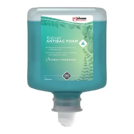 SC Johnson Professional - ANT1L - Refresh AntiBac Foam Antibacterial Soap Refresh AntiBac Foam Foaming 1 000 mL Dispenser Refill Bottle Citrus Scent