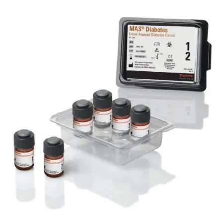 Micro Audiometers Corp - DBCL-MP - Diabetes Management Test Control Hemoglobin A1c (hba1c) 6 X 1 Ml