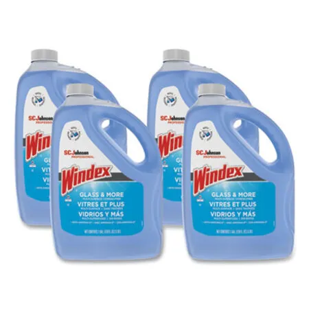 Windex - SJN-696503 - Glass Cleaner With Ammonia-d, 1 Gal Bottle, 4/carton