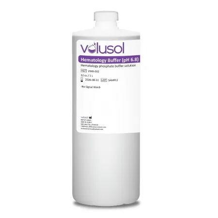 Volusol - VWB-032 - Hematology Reagent Hematology Buffer Ph 6.8 32 Oz.